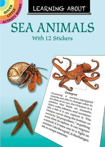 Learning About Sea Animals (Dover Little Activity Books) – Paperback – GOOD