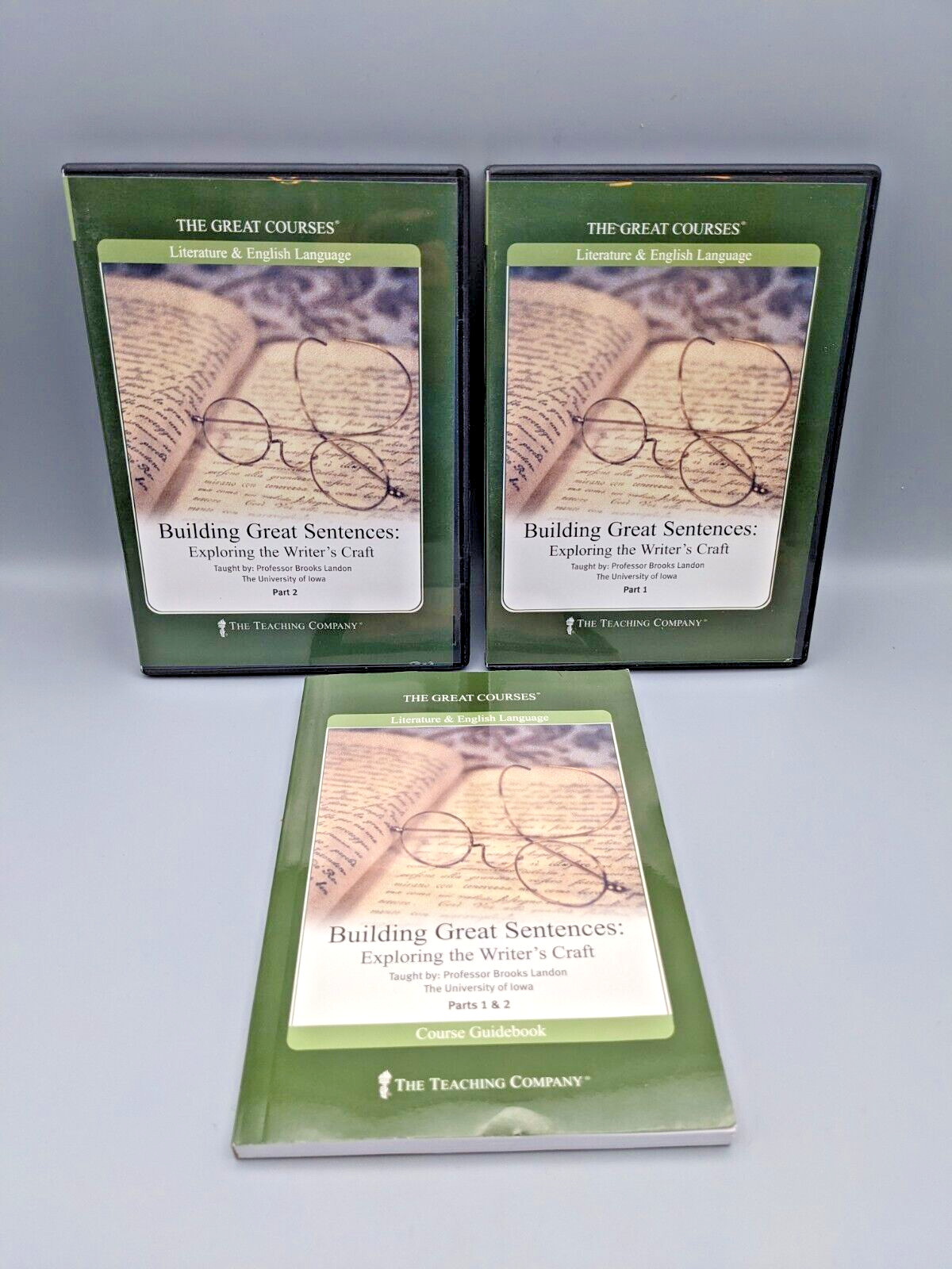 The Great Courses – Building Great Sentences Guidebook + 4 DVD Set Brooks Landon