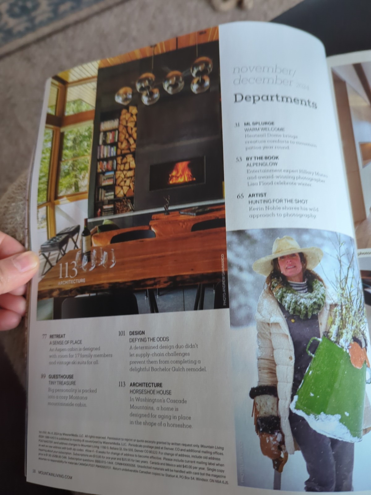 MOUNTAIN LIVING Home Of The Year November/December 2024