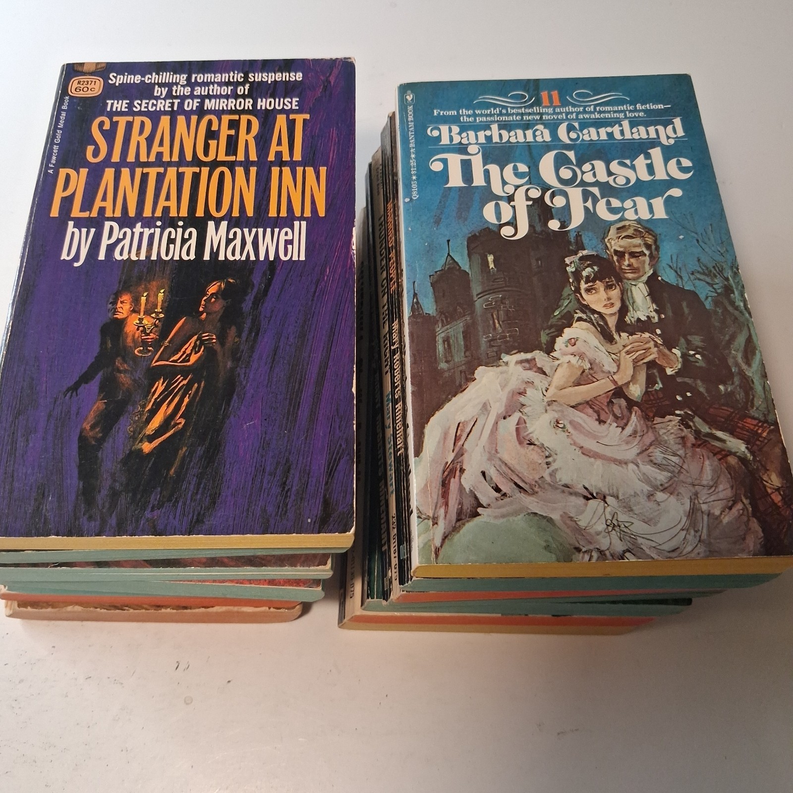 Lot of 23 Vintage Gothic Romance Paperbacks Mary Stewart Whitney Holt 1960s 70s