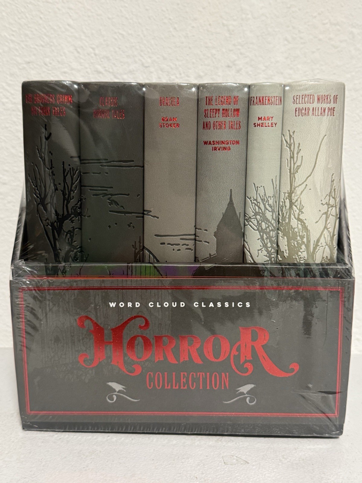 Horror Collection Word Cloud Classics Box Set – Art Page Edges – Sealed