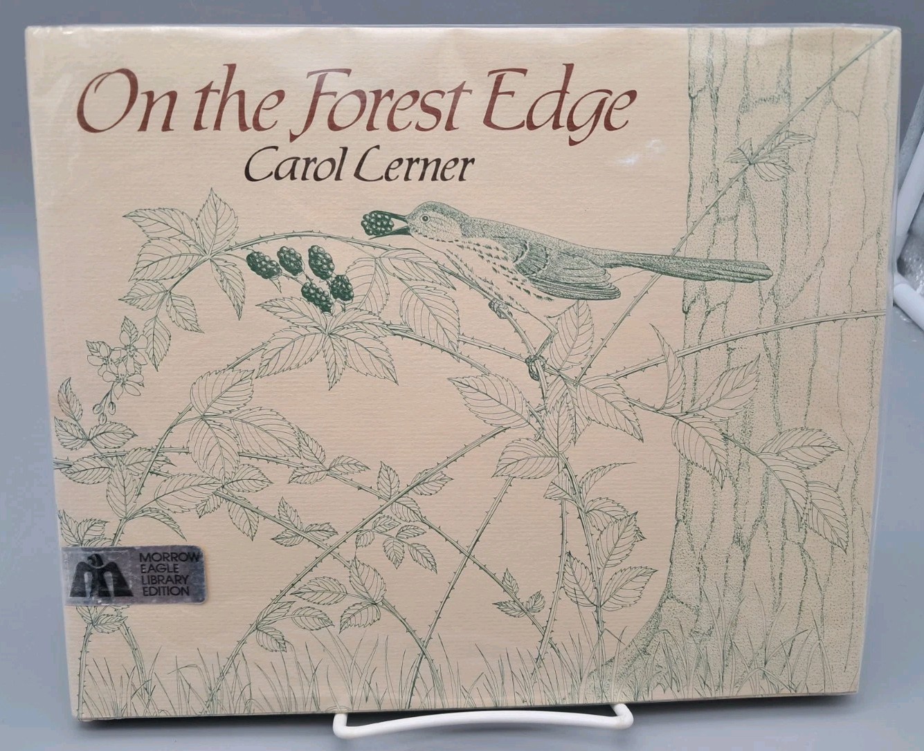 Vintage Picture Book ON THE FOREST EDGE by Carol Lerner