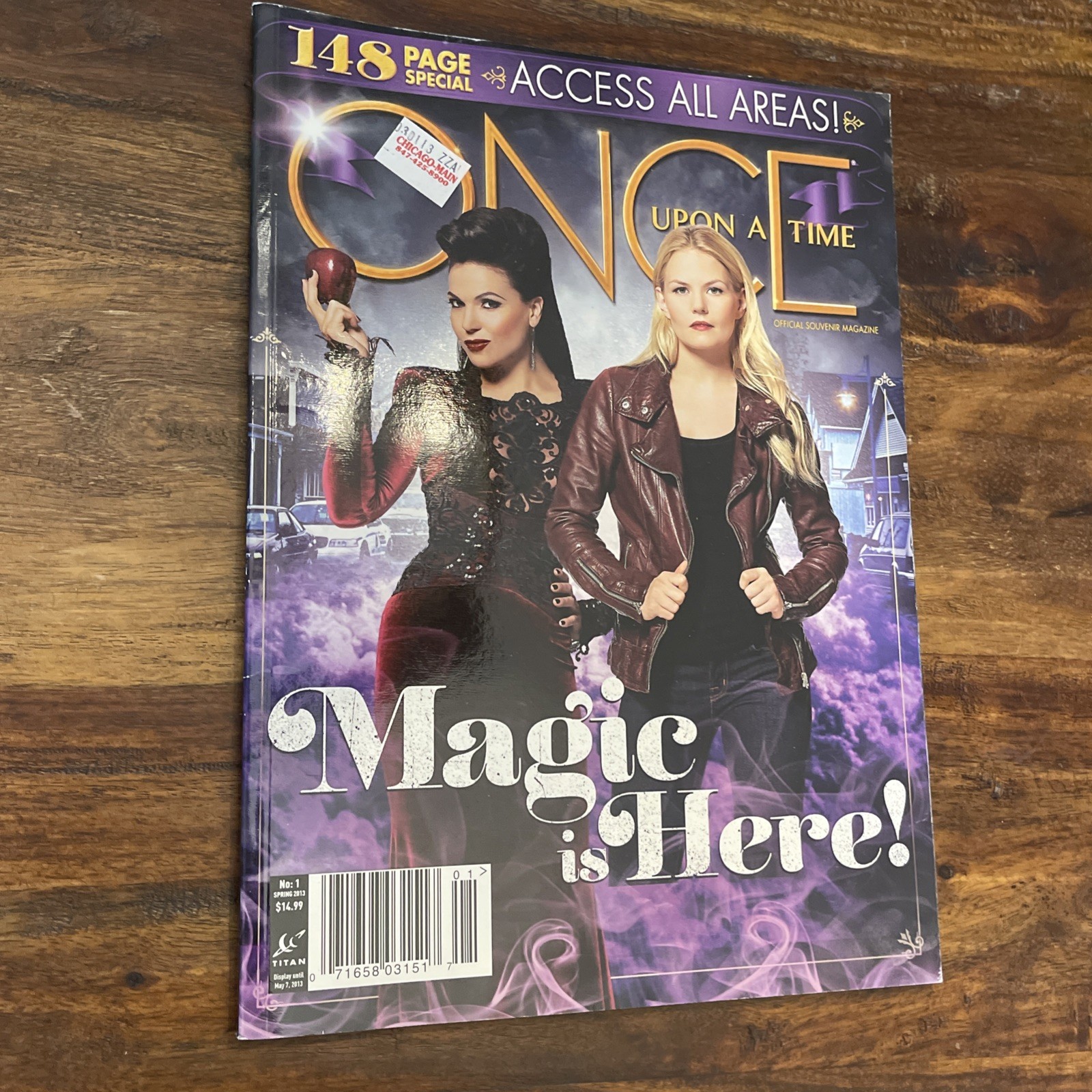Once Upon a Time Magazine Titan Issue 1 Spring 2013 Very Rare 148 Pages Official