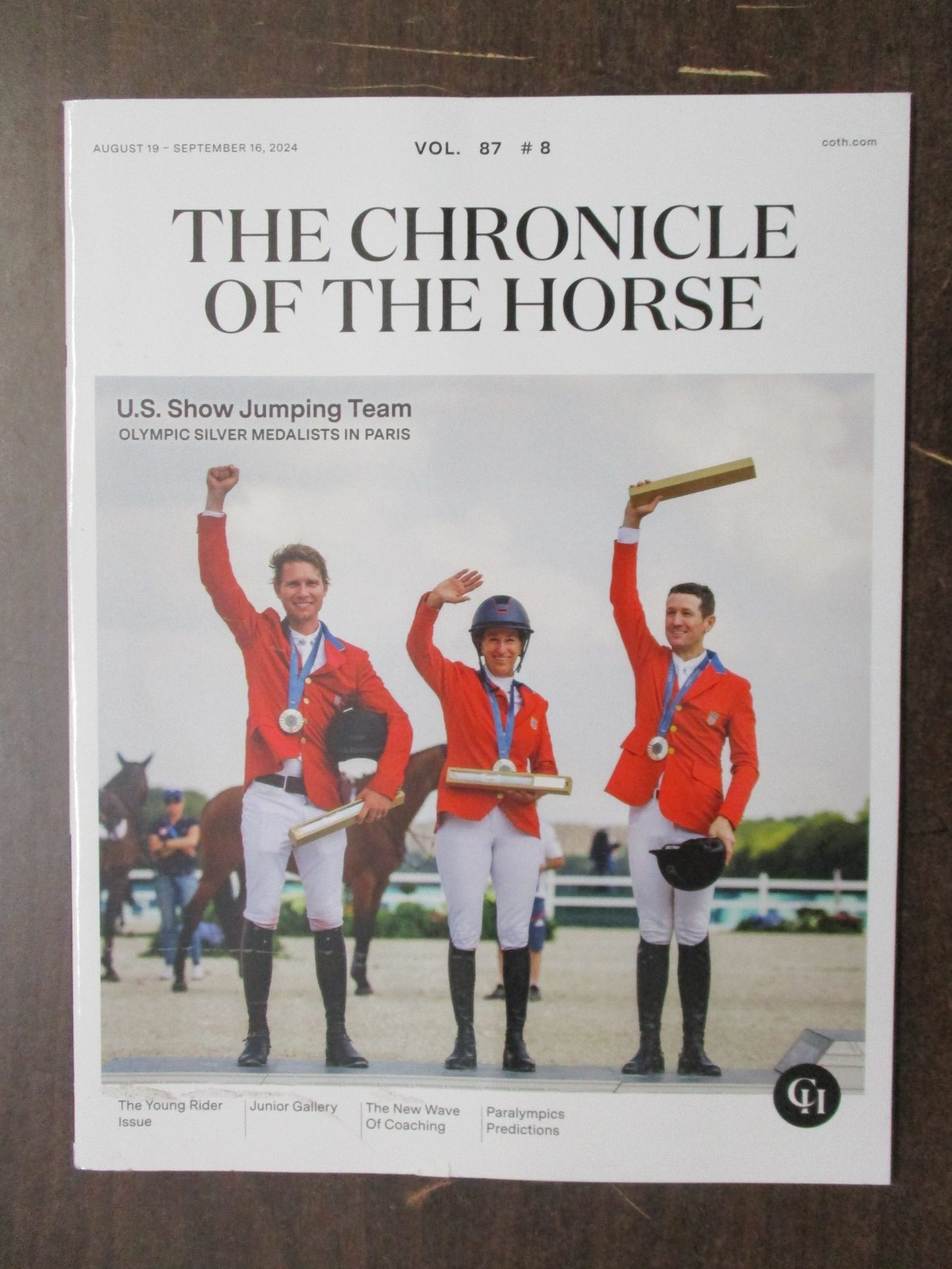 CHRONICLE OF THE HORSE MAGAZINE AUG SEPT 2024 U.S. SHOW JUMPING TEAM OLYMPICS