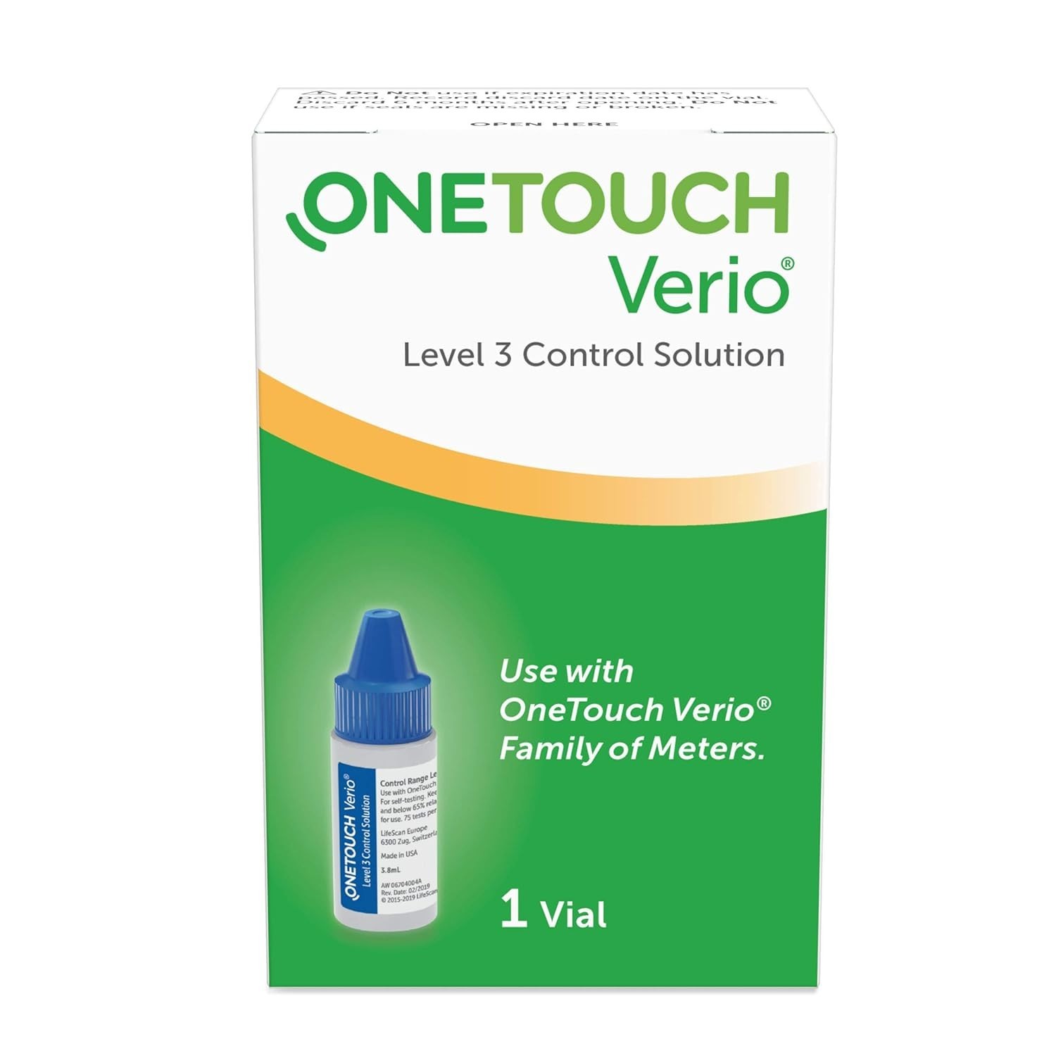 Trusted Verio Control Solution, 13 fl oz – Ensure Precise Diabetes Monitoring