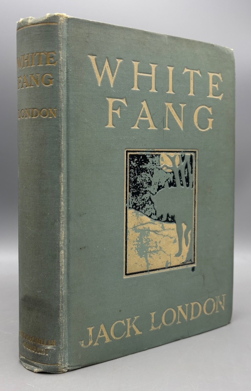 WHITE FANG, by Jack London -1906 -Novel -Wildlife -Adventure -1st Ed Illustrated