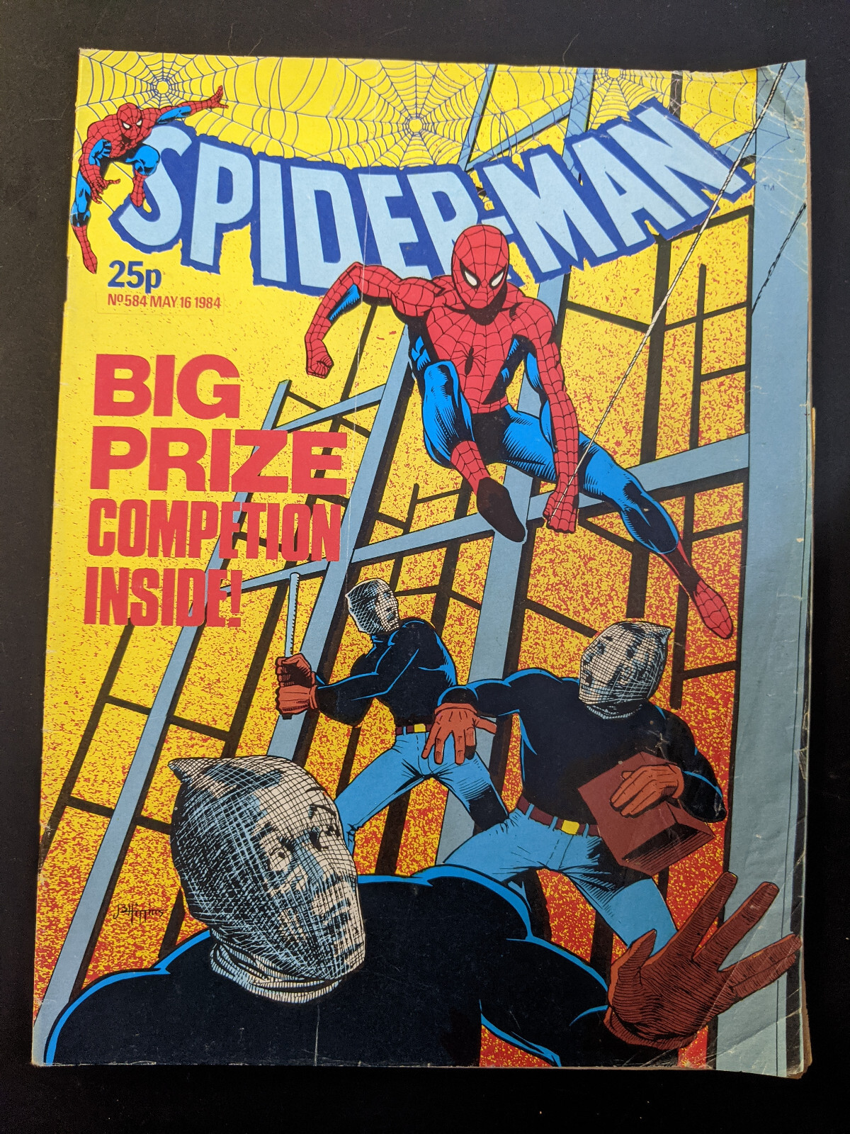 Spider-Man, Weekly Comic, No 584 May 16th 1984, Marvel UK