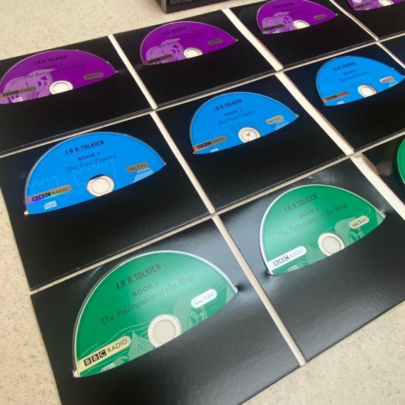 The LORD OF THE RINGS BBC Radio AUDIOBOOKs 12x CDs 2002 JRR Tolkien