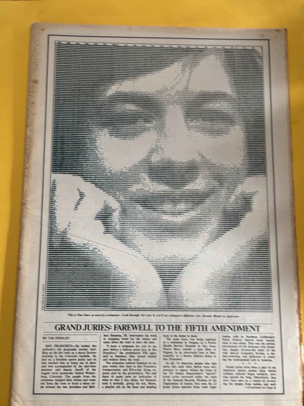 Rolling Stone magazine newspaper December 7 1972 Santana
