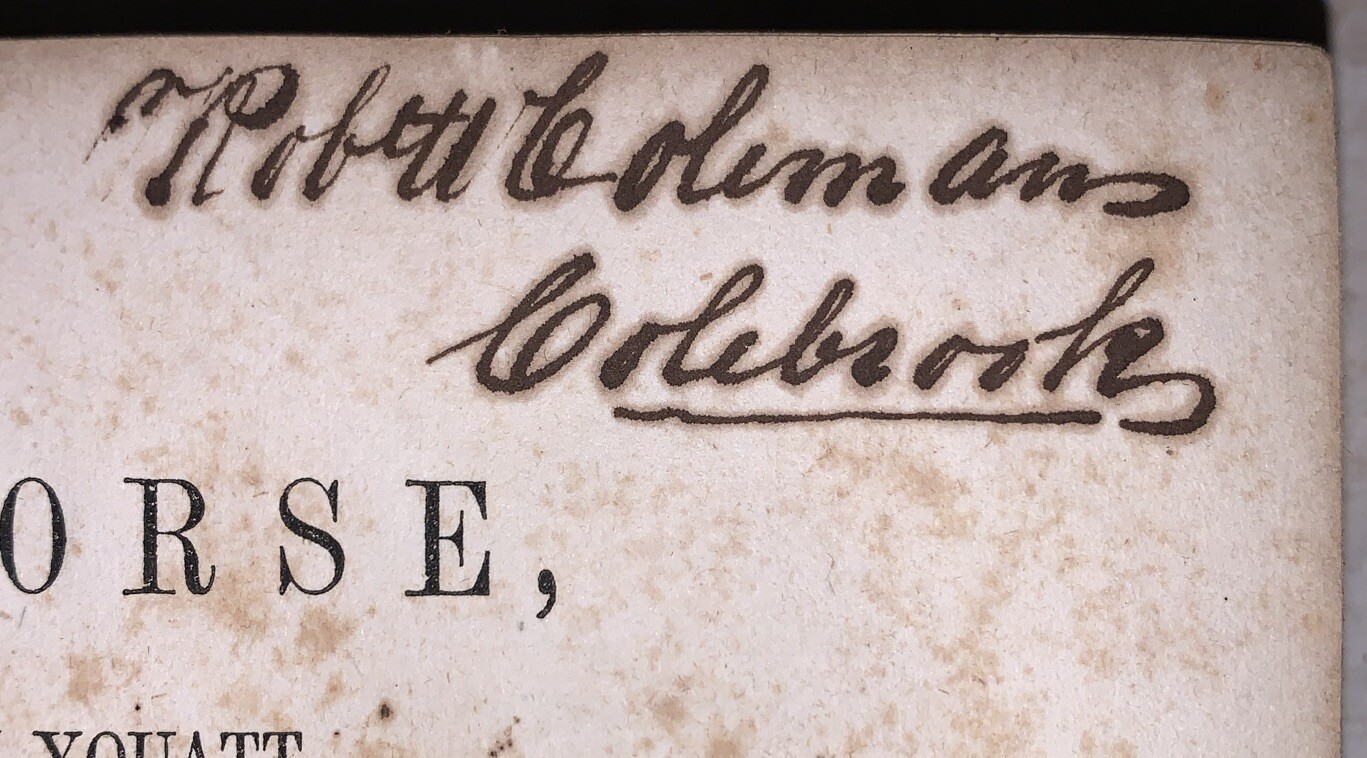 1843, THE HORSE, by WILLIAM YOUATT, EQUESTRIAN, HORSES, IMPORTANT PA PROVENANCE