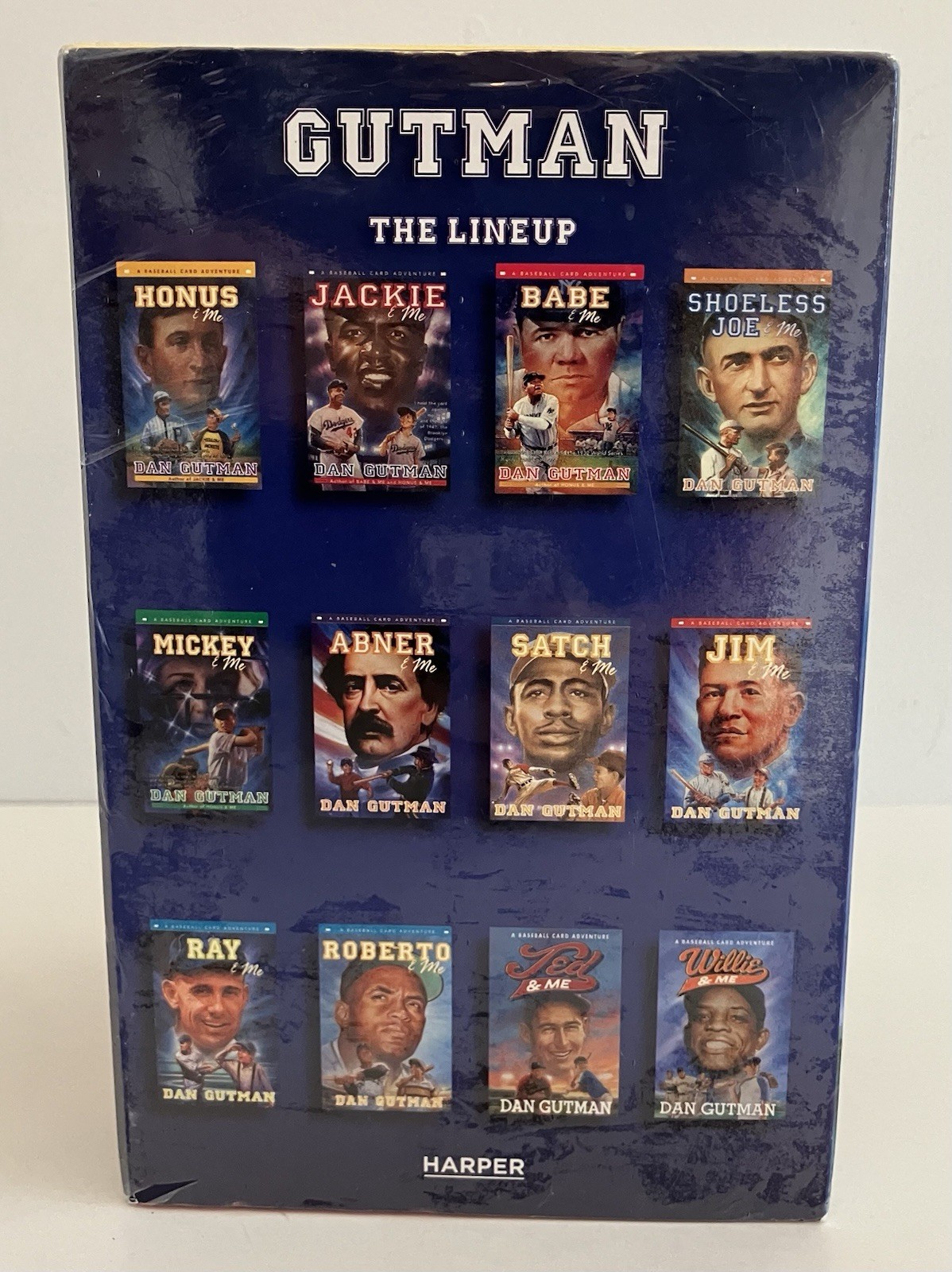 Dan Gutman Baseball Card Adventures 12 Book Box Set Complete Collection Sealed