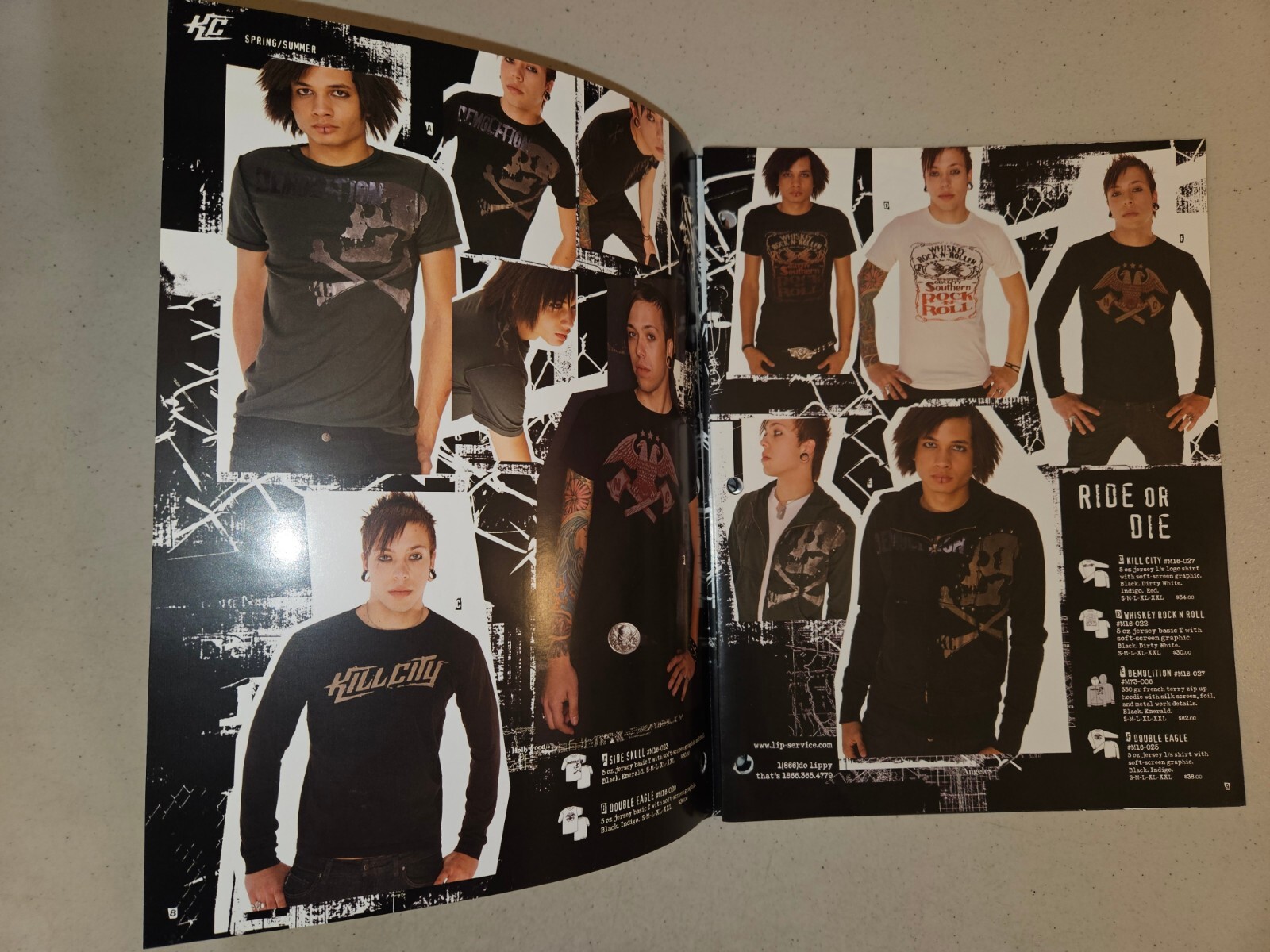 Kill City vintage Fashion Catalog (Wholesale Spring / Summer 2006) 32 pages