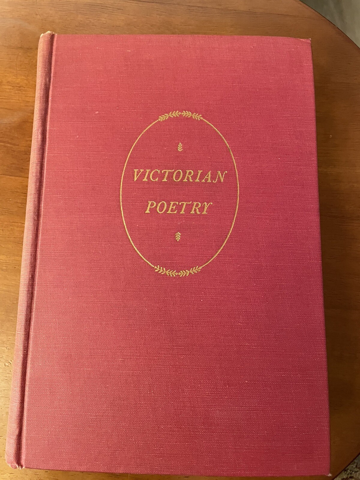 Vintage 1942 book VICTORIAN POETRY edited by E K Brown hardcover 912 pages NR