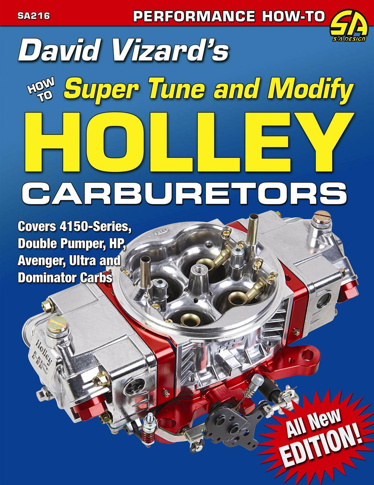 SA216 David Vizard’s How to Super Tune and Modify Holley Carburetors 4150 4500