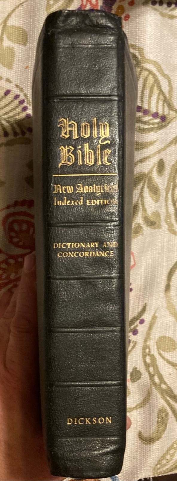 Dickson Holy Bible KJV – New Analytical Indexed Edition Genuine Morocco Leather