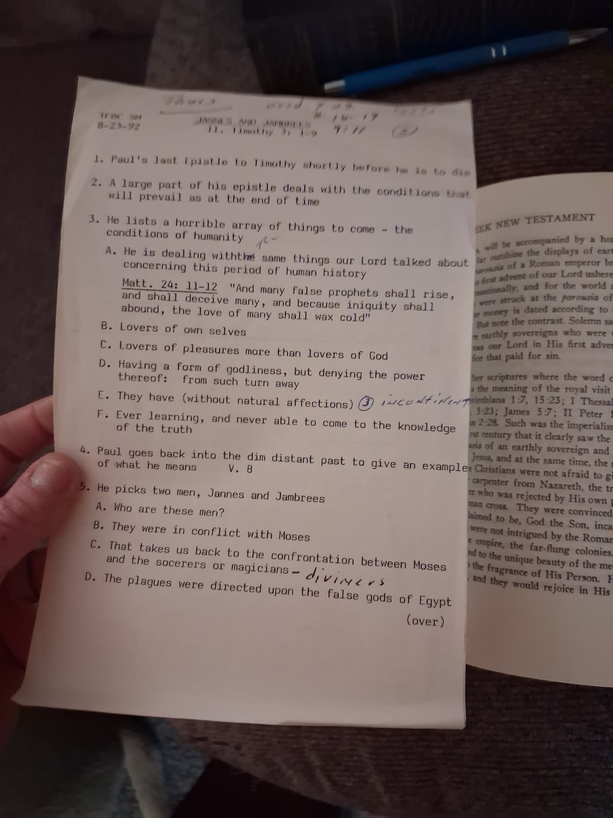 Wuest’s Word Studies Greek New Testament HC 1966 Eerdmans Signed Inscribed