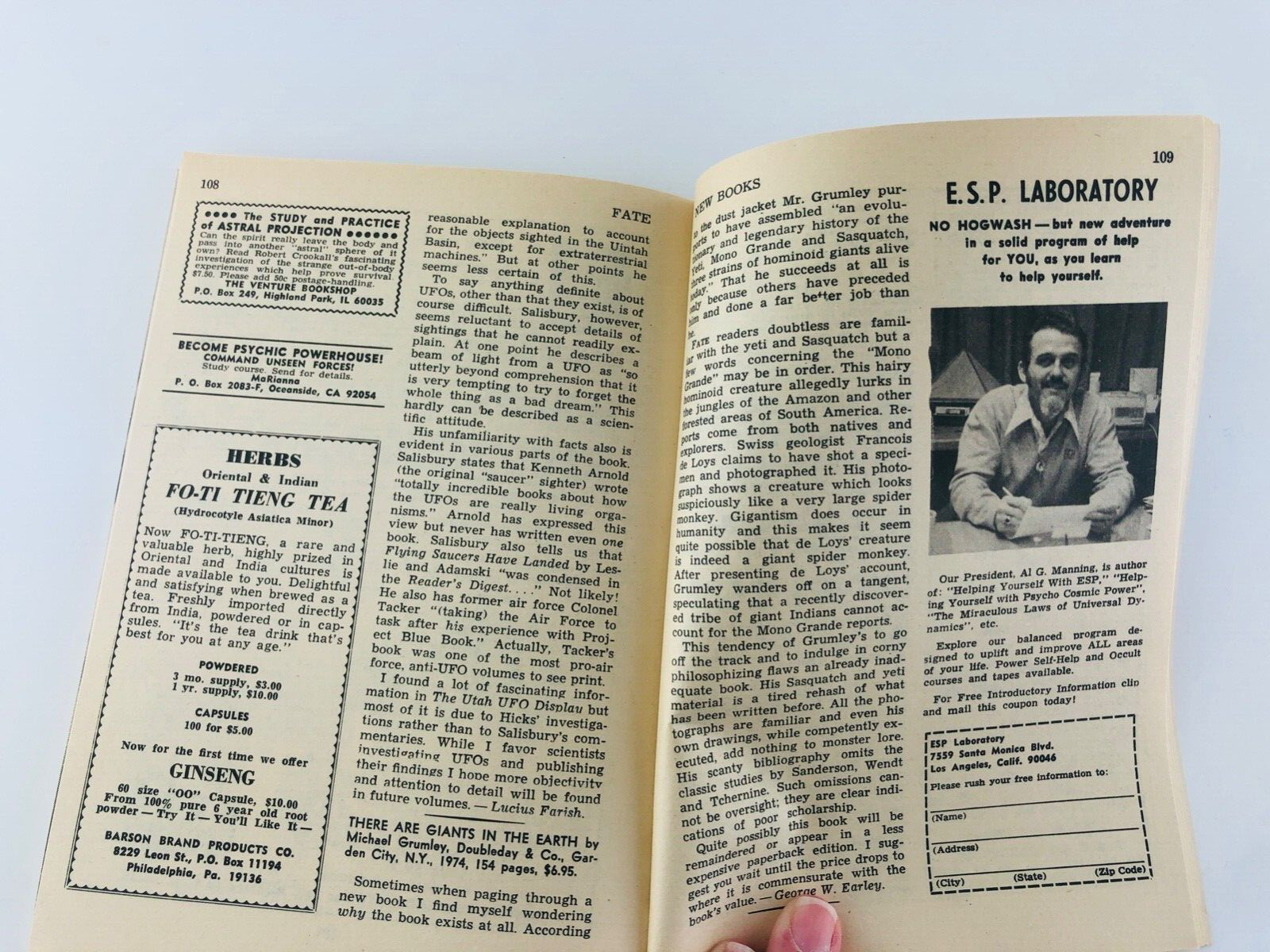 Fate Magazine True Stories of Strange and Unknown April 1975 Program Your Dreams