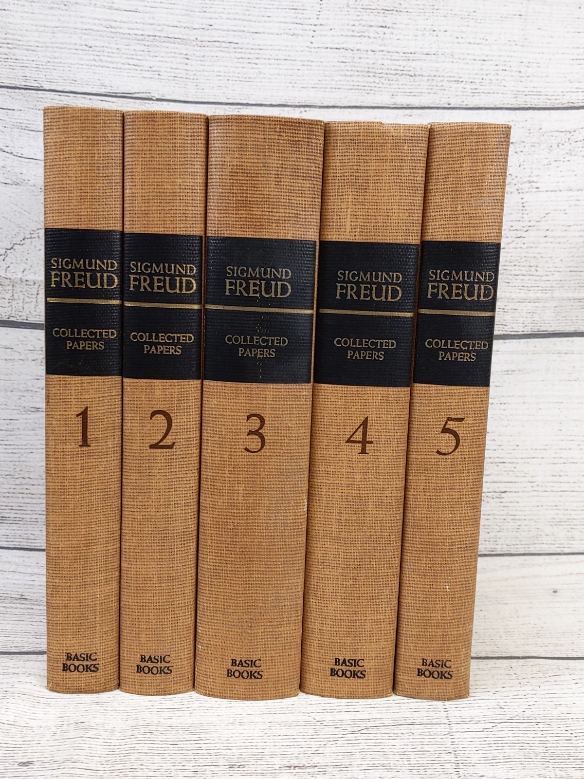 Sigmund Freud Collected Papers Vols 1 – 5 1st American Edition 1959 Hardcover