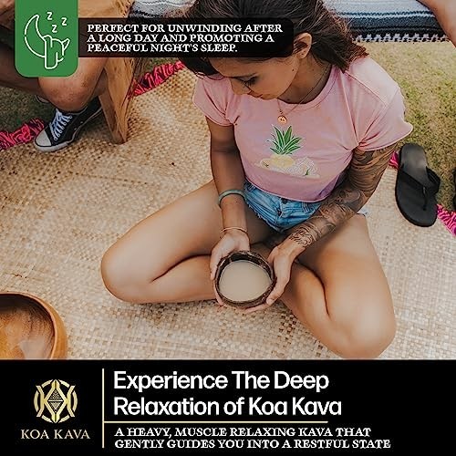 Premium Noble Kava Powder – Authentic Waka Kava Tea from Vanuatu, 8 oz Relaxatio