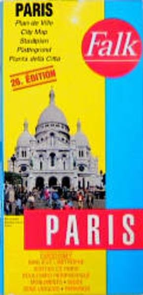 Paris by Falk-Verlag Sheet map, folded Book The Fast Free Shipping