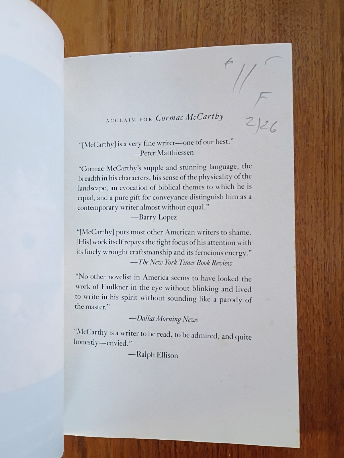 Child of God Cormac McCarthy Paperback First Vintage International Edition 1993