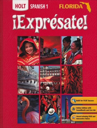 EXPRESATE: HOLT SPANISH 1 (FLORIDA EDITION) By Nancy Humbach – Hardcover *VG+*