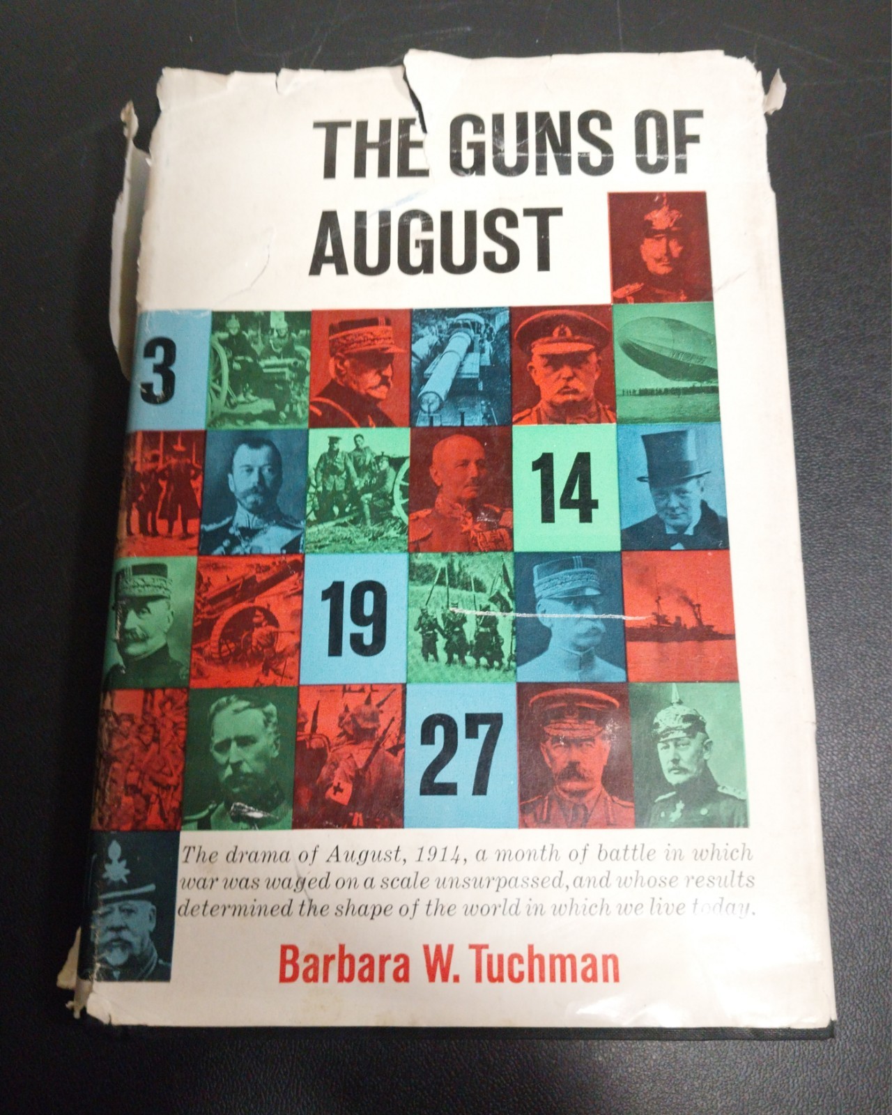 1962 The Guns Of August By Barbara W Tuchman HC/DJ Book Of The Month Edition