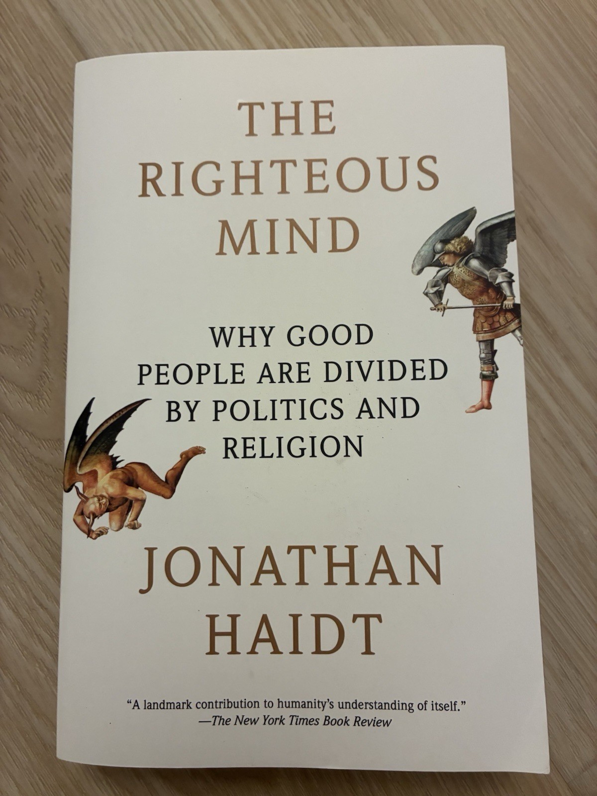 The Righteous Mind Jonathan Haidt Paperback