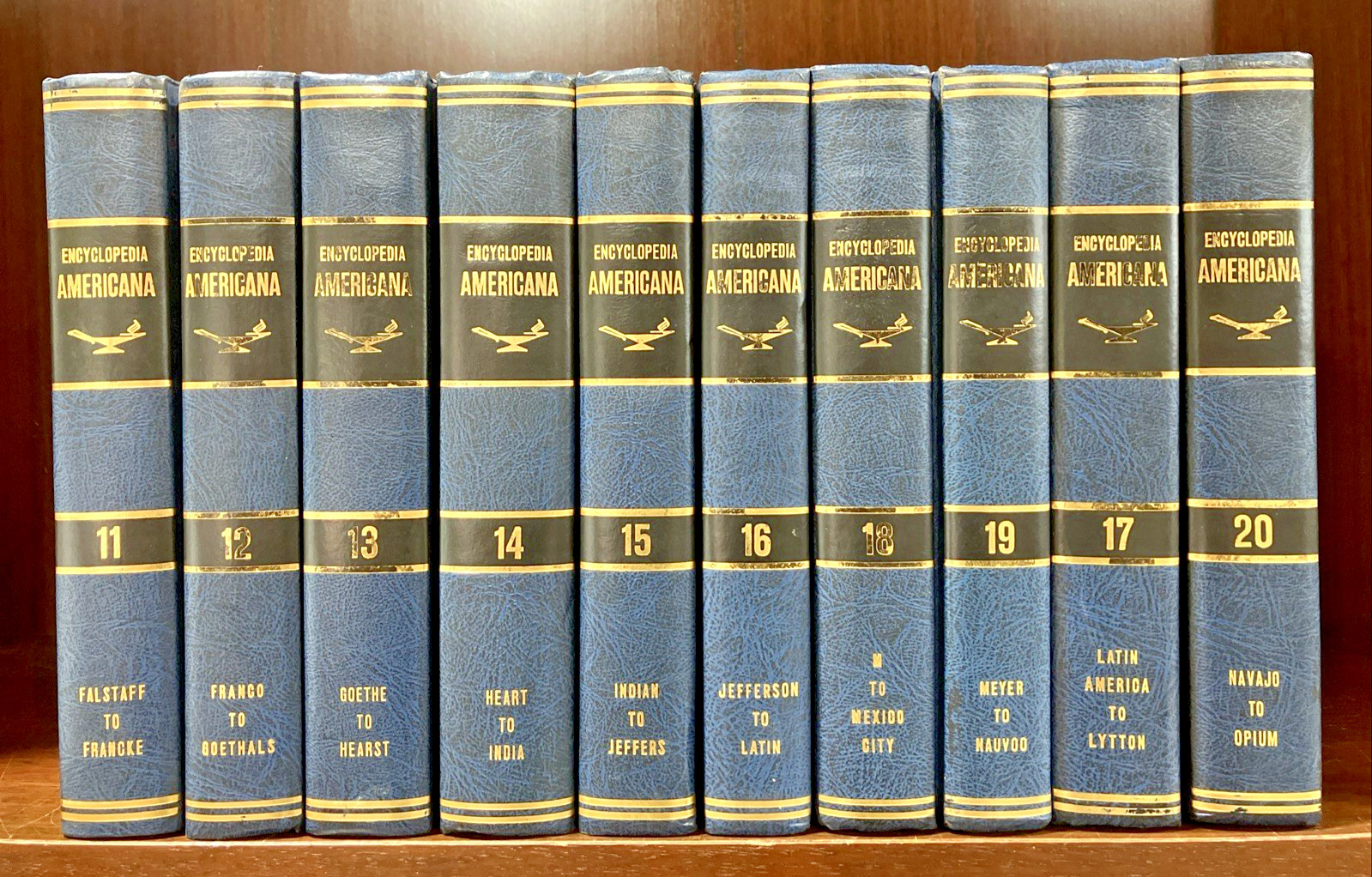 Complete 30 Volume – The Encyclopedia Americana International Edition 1972