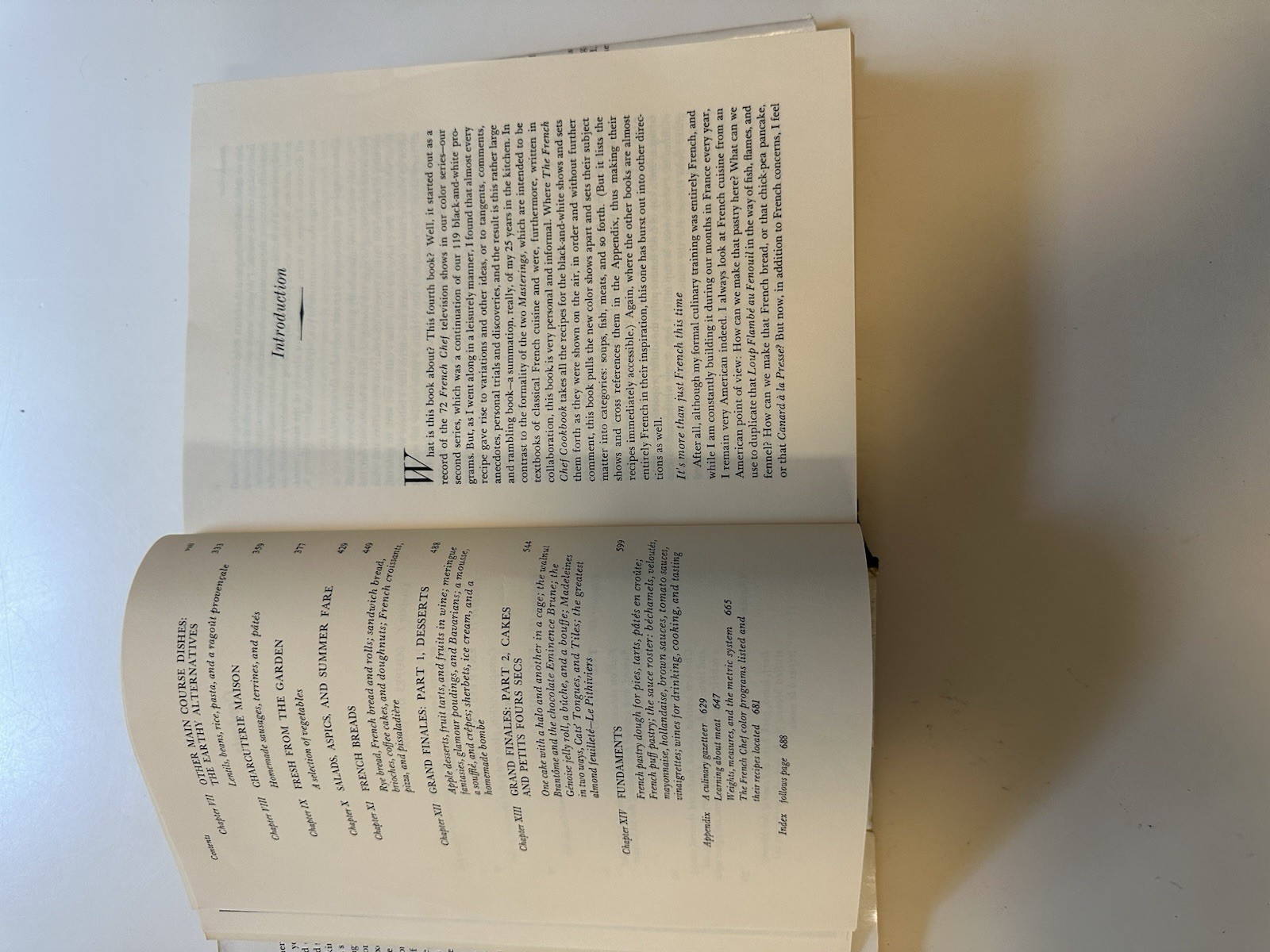 Vtg Cookbook “From Julia Child’s Kitchen” 2nd Printing, November 1975