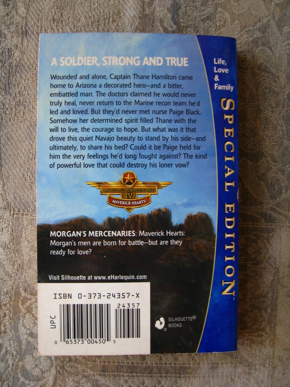 Lindsay McKenna – A Man Alone (Silhouette Special #1357) 2000 – paperback