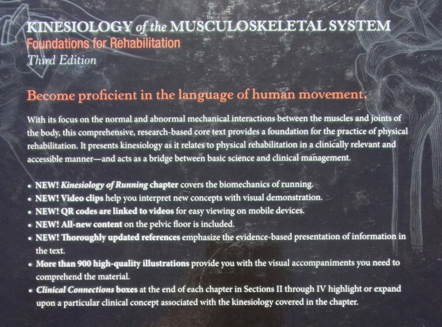 💀 Kinesiology of the Musculoskeletal System : Foundations for Rehabilitation 3e