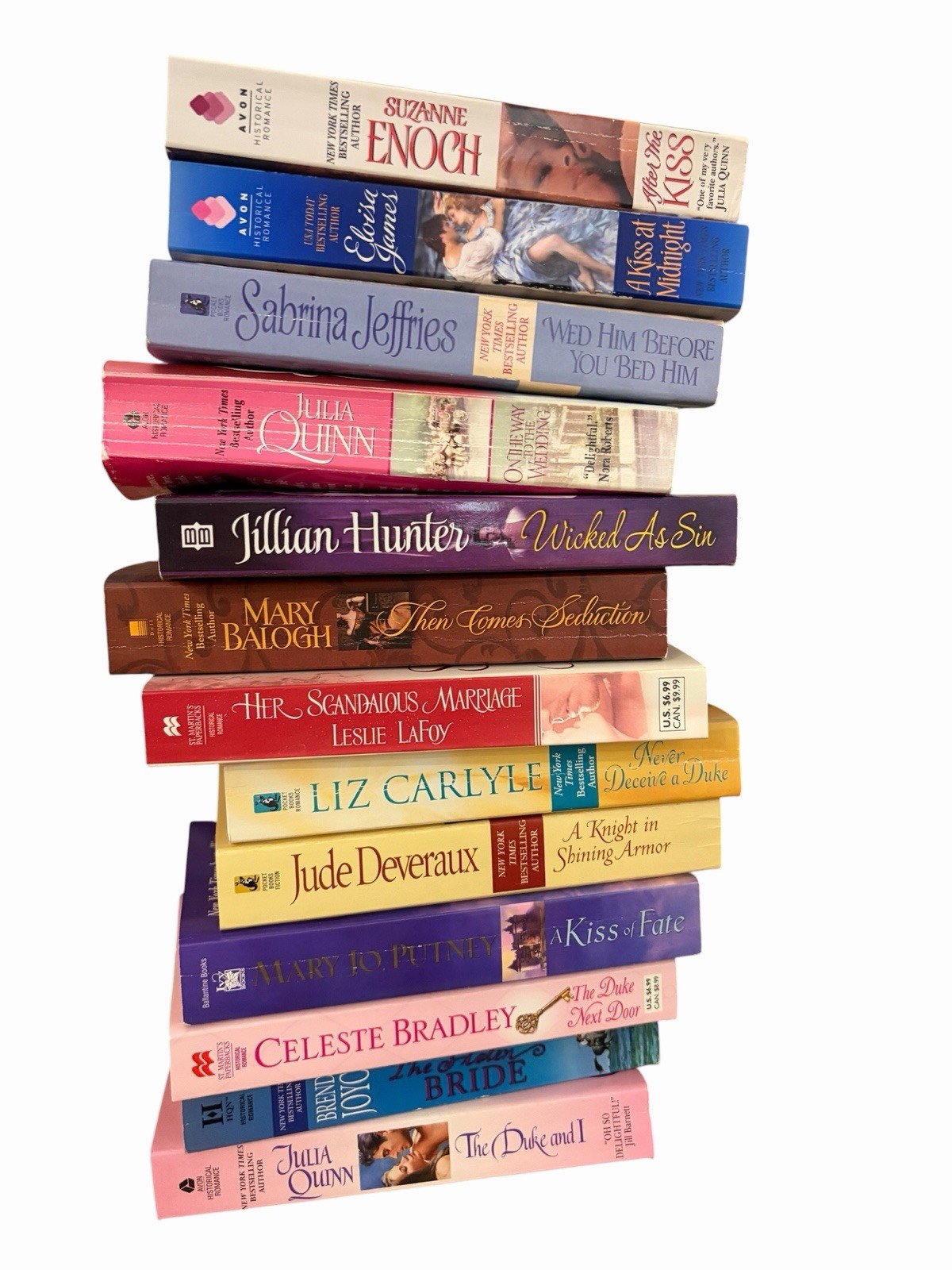 Lot of 165 Contemporary Historical ROMANCE Paperbacks Popular Author RANDOM MIX