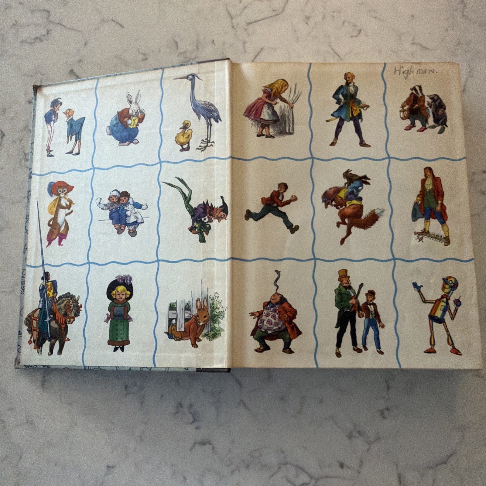 The Illustrated Treasure of Children’s Literature 1955 Vintage Hardcover Book