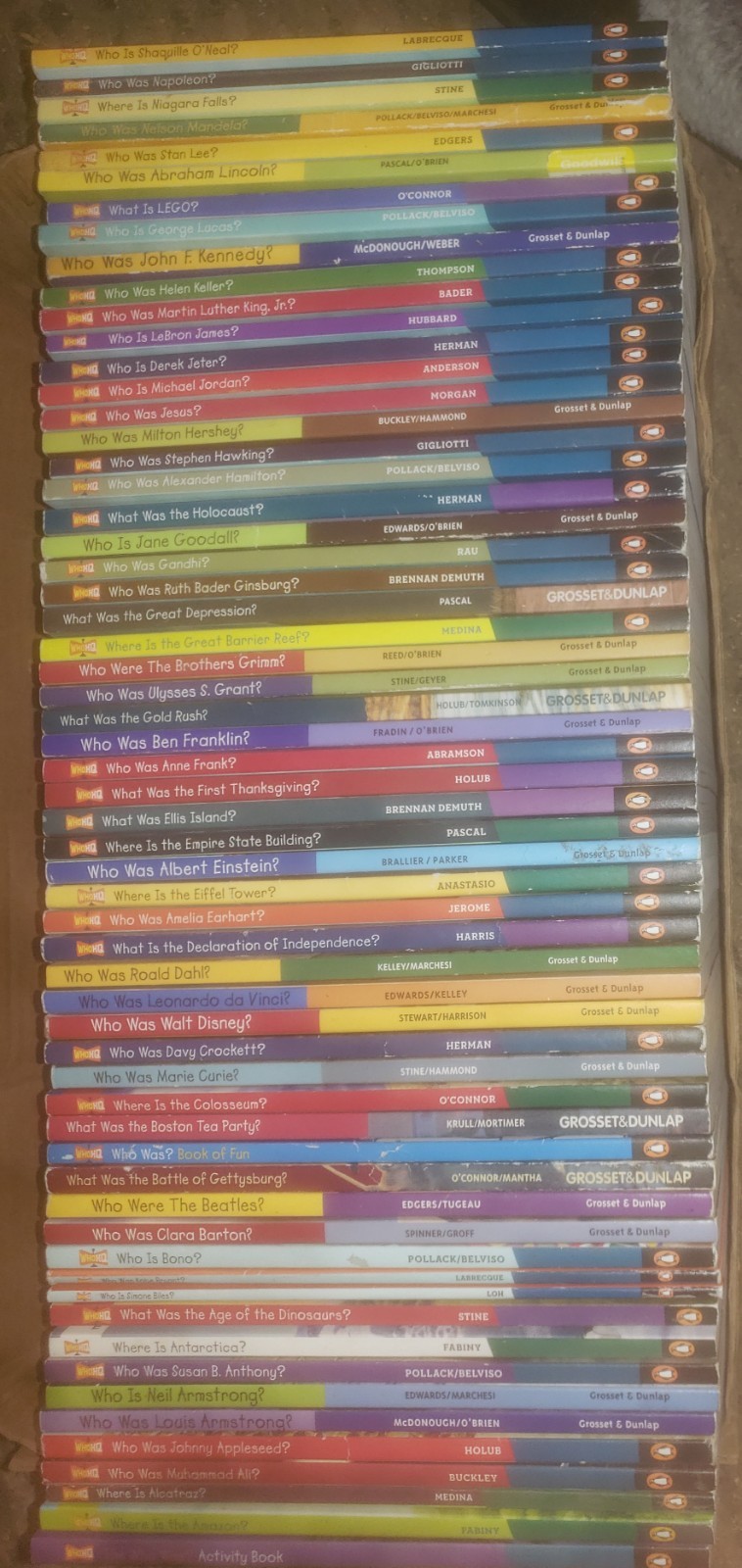 Lot 106 WHO WAS Where WHAT? + 8 sc books VGC