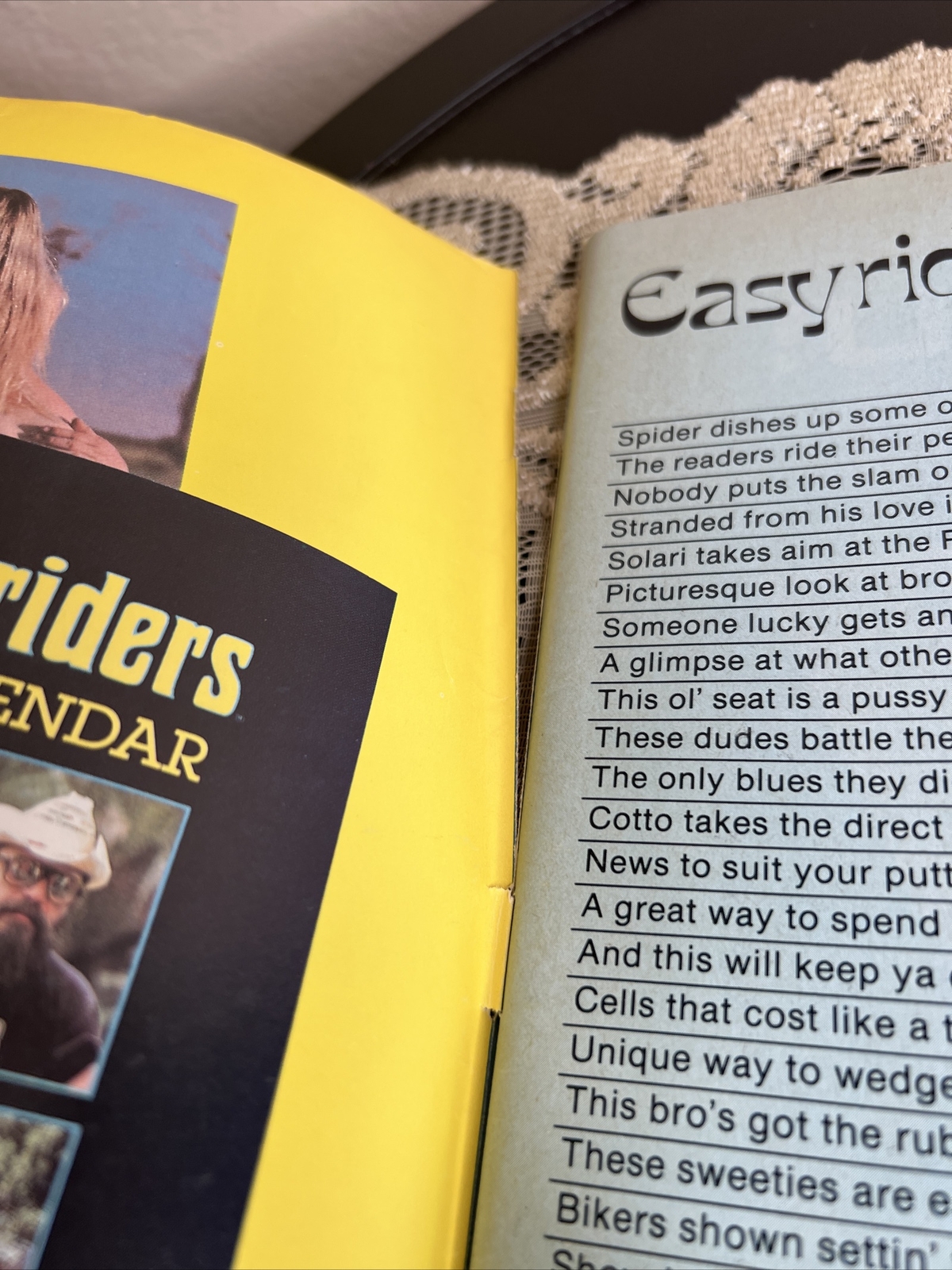 Jan 1984 Easyriders Motorcycle Biker Entertainment Magazine Art By David Mann