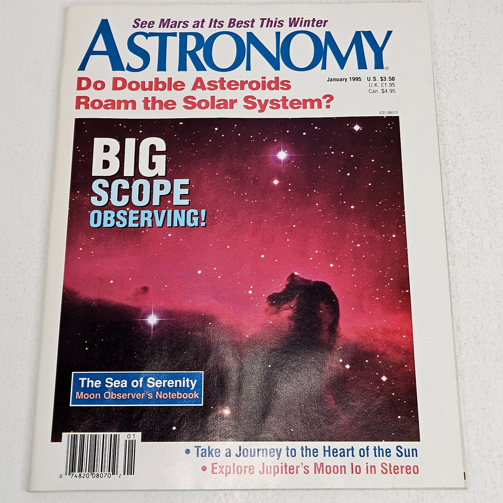 1995 Astronomy Magazine January – December 12 issues Space Planets Stars