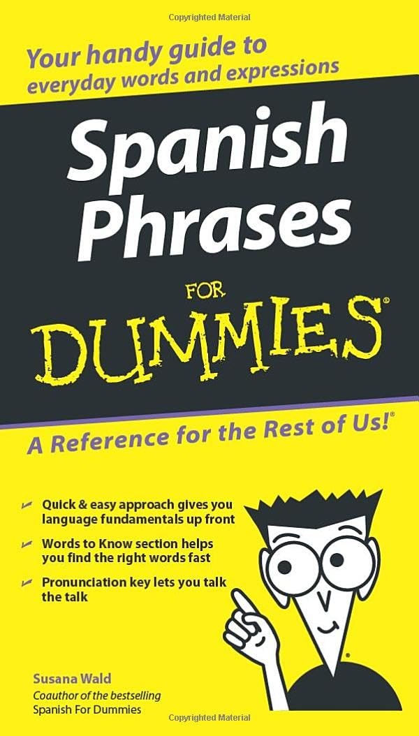 Spanish Phrases For Dummies (For Dummies Series) – paperback Wald, Susana