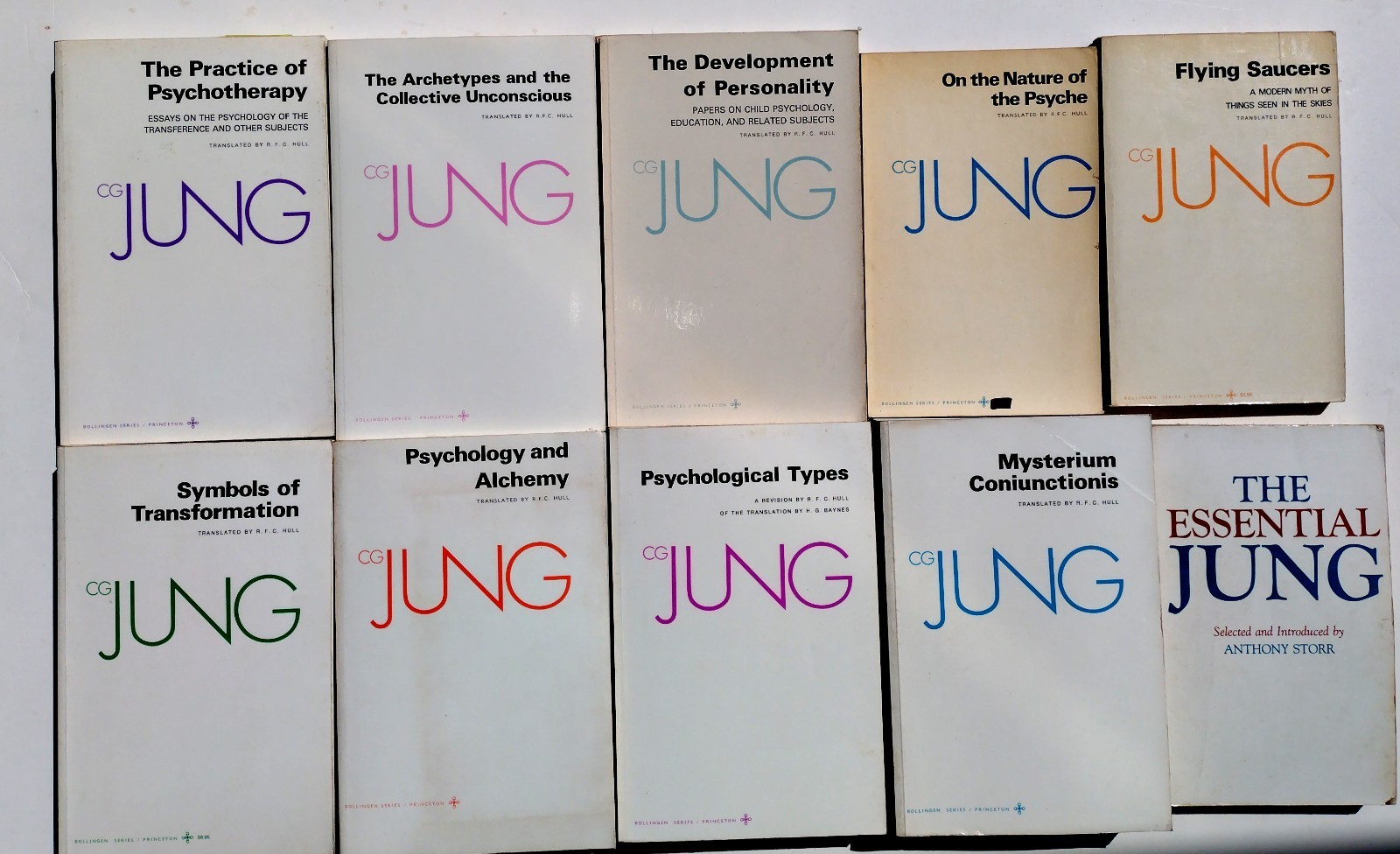 Carl Jung Collection, Lot of 12 Books, Paperback, Jungian Psychology