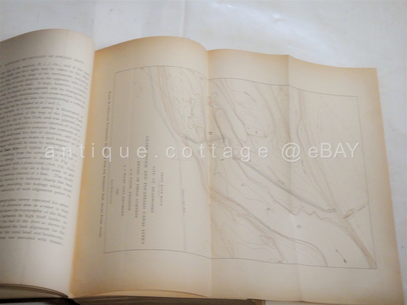 1900 antique TOPOGRAPHIC SUREYING 1st 1000 GEOGRAPHIC MILITARY MAPPING bumstead