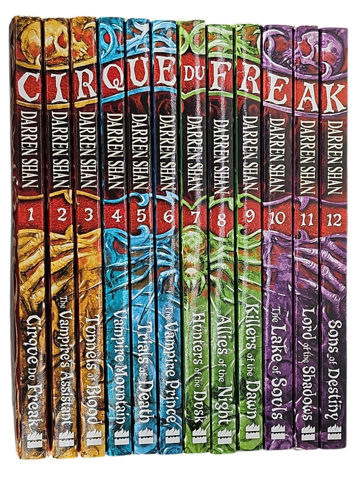 Darren Shan Cirque du Freak Saga Collection 12 Books Set Horror Paperback Ages 9