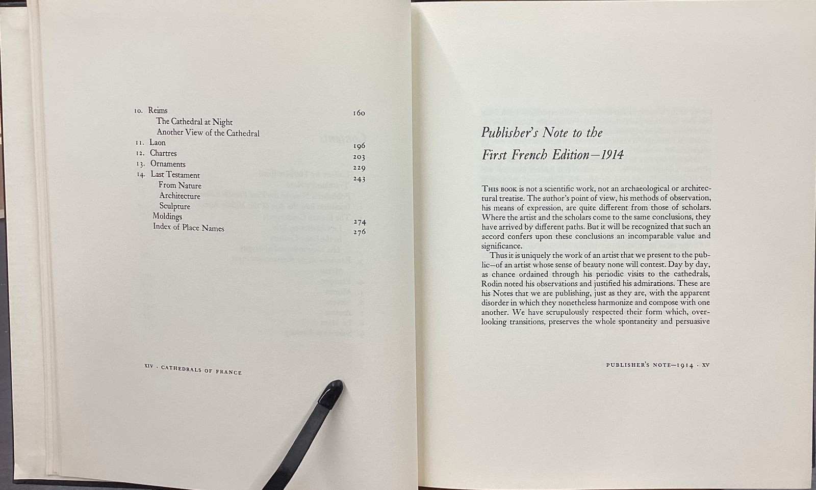 1965 Cathedrals of France by Auguste Rodin Beacon Press