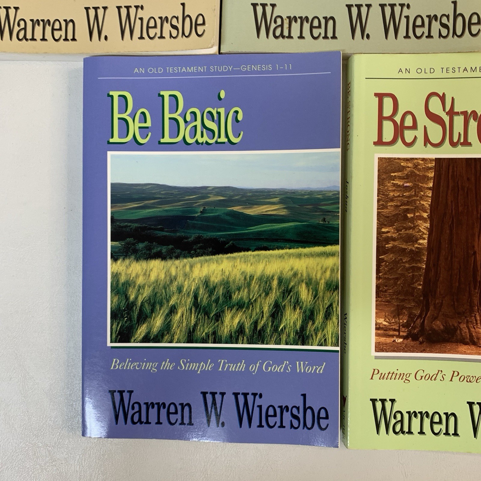 Lot of 5 Warren W. Wiersbe BE Series Old and New Testament Study Paperbacks