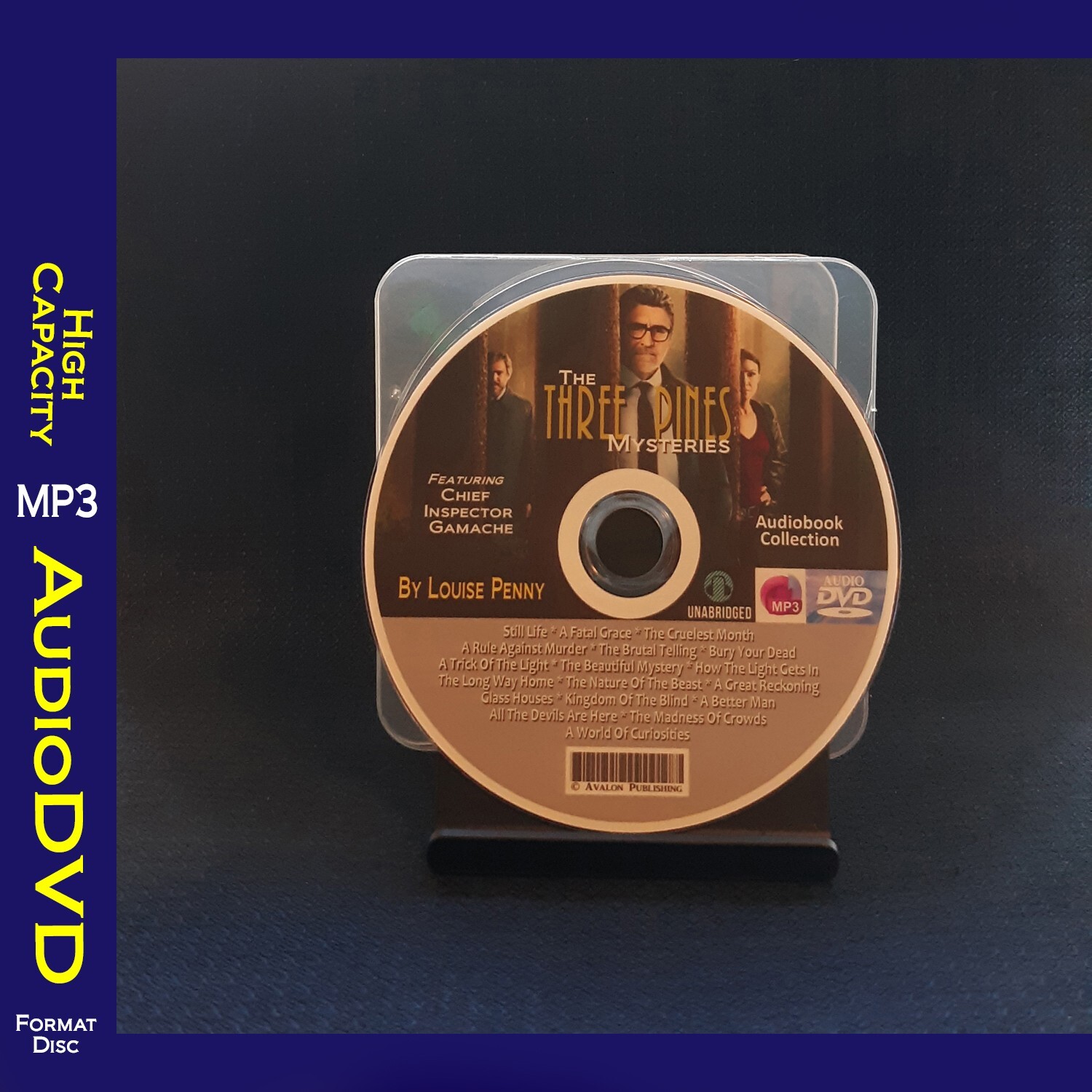 The THREE PINES Series By Louise Penny – 18 MP3 Audiobook Collection