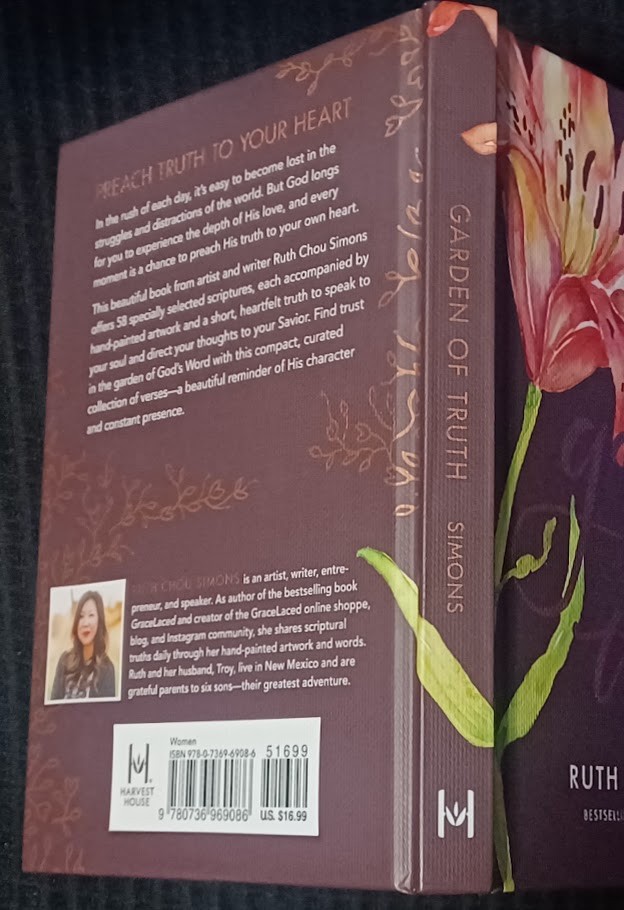 Garden of Truth (2018 Hardcover) Christian Devotional, Illustrated Scripture