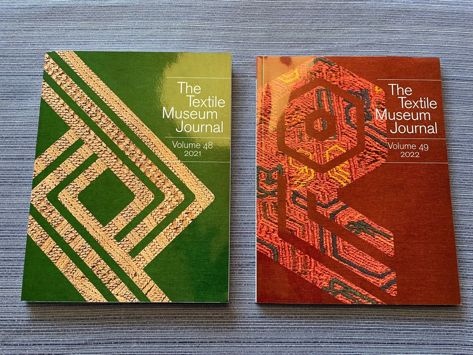 Textile Museum Journal v. 48 (Africa) and 49 ( Textiles & Mathematics) 2021-2022