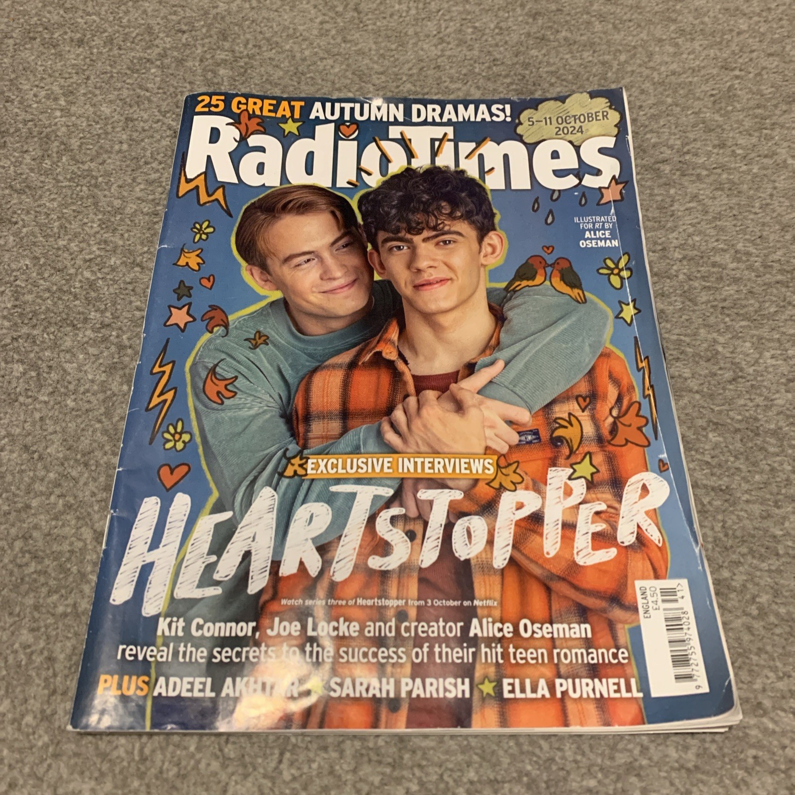 Radio Times Heartstopper Kit Connor & Joe Locke