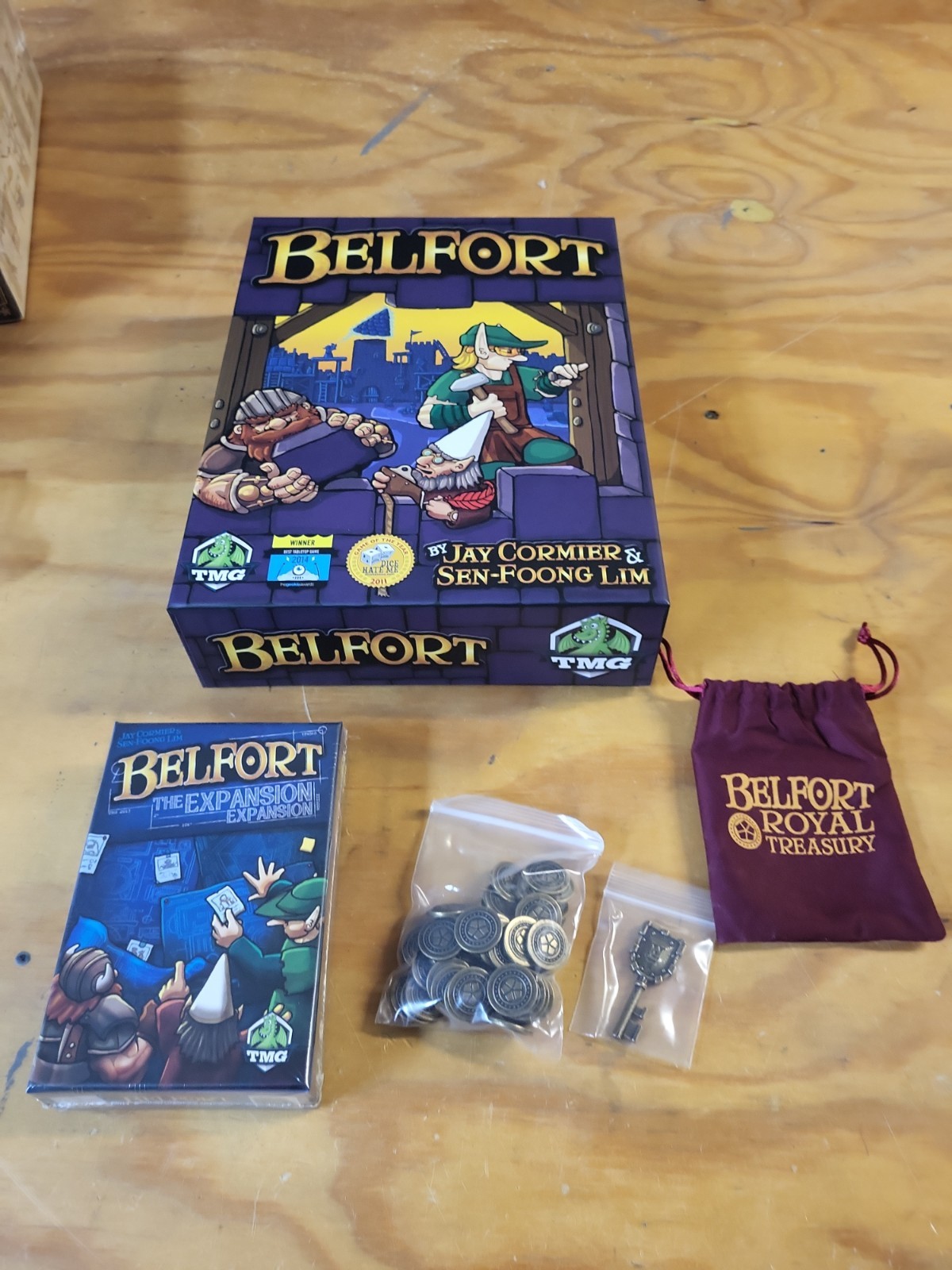 Belfort Anniversary Ed, The Expansion Expansion & Upgrade Mayors Key And Coins