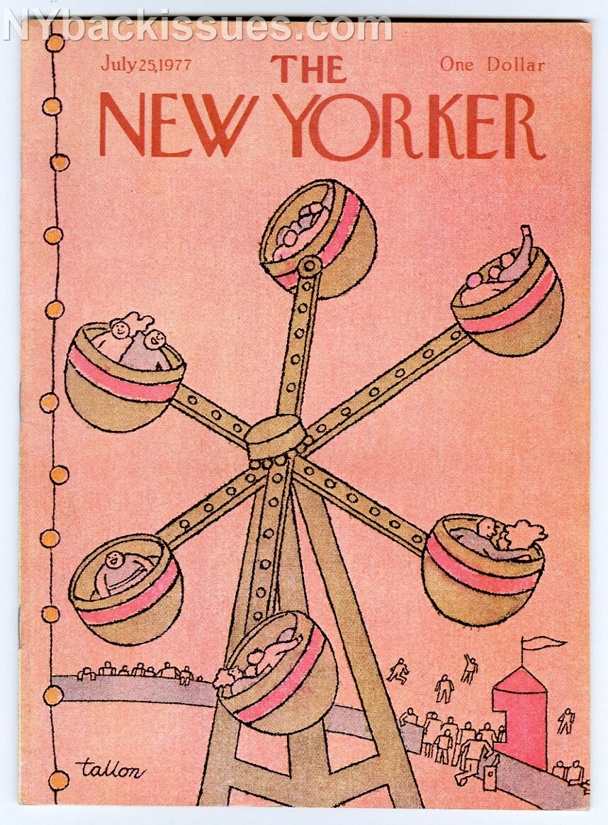 New Yorker magazine July 25 1977 George W S Trow Thomas Whiteside dioxin VF