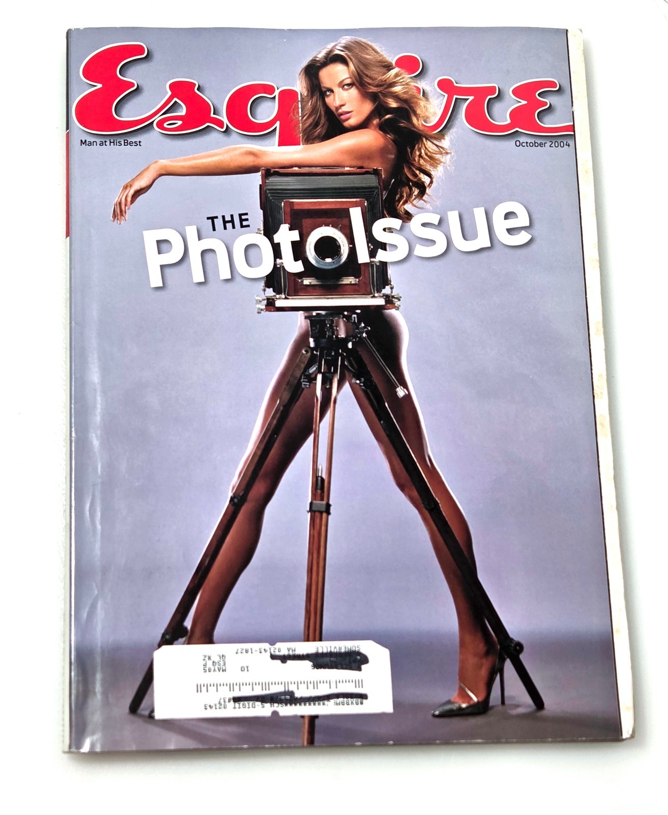 Esquire Magazine October 2004 Sexy Gisele Bundchen Cover Photo Issue VF!